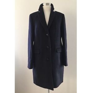 J. Crew Women’s Navy Wool Peacoat